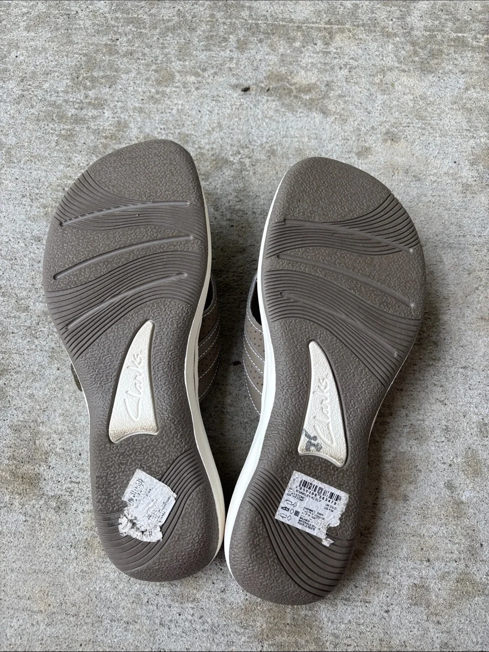 Clarks Greystone Brinkley Perforated Cloudsteppers Sandals
